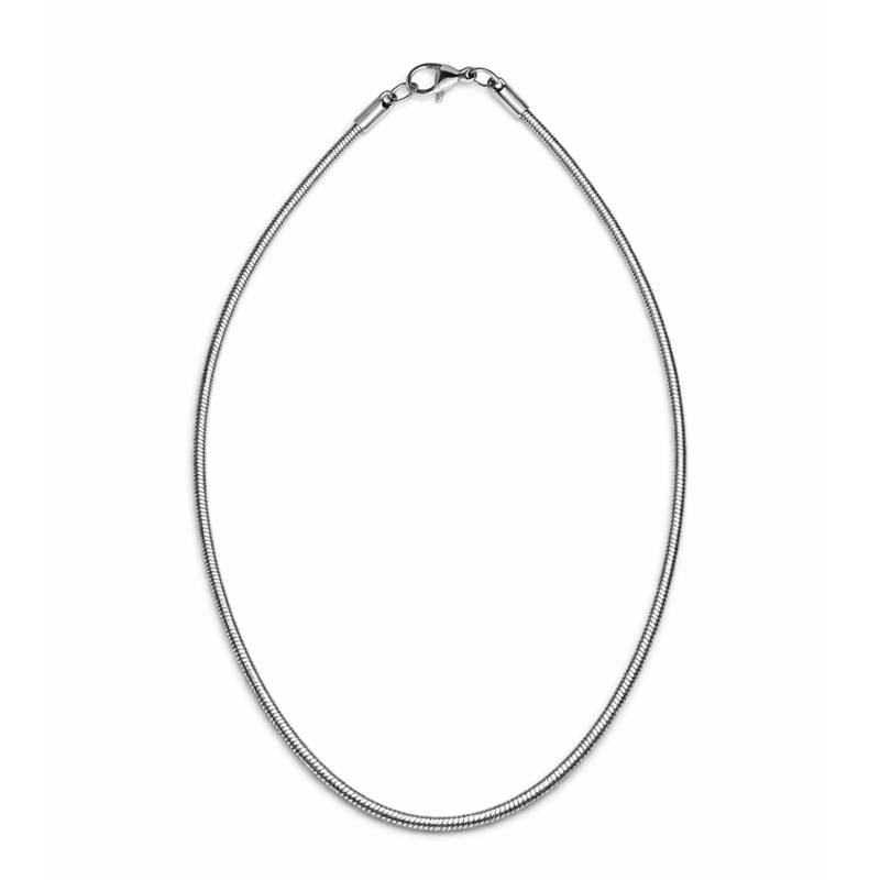 Fancy snake link chain stainless steel stylish casual design jewelry for men