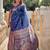 Blue woven design zari kanjeevaram saree