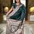 Green ethnic motifs woven design kanjeevaram saree