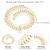 Gold-Plated Kundan and Beaded Ethnic Kamarbandh Belly Chain for Women