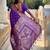 Purple woven design zari kanjeevaram saree