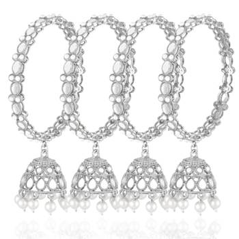 Latkan bangles ethnic jewelry for women (size - 2.6 inch, set of 4) 1