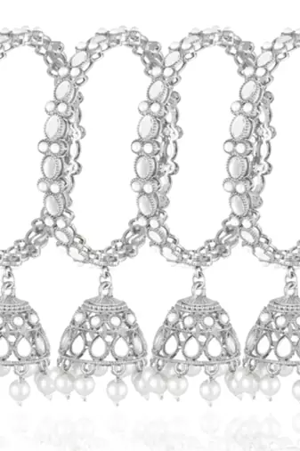 Latkan bangles ethnic jewelry for women (size - 2.6 inch, set of 4)