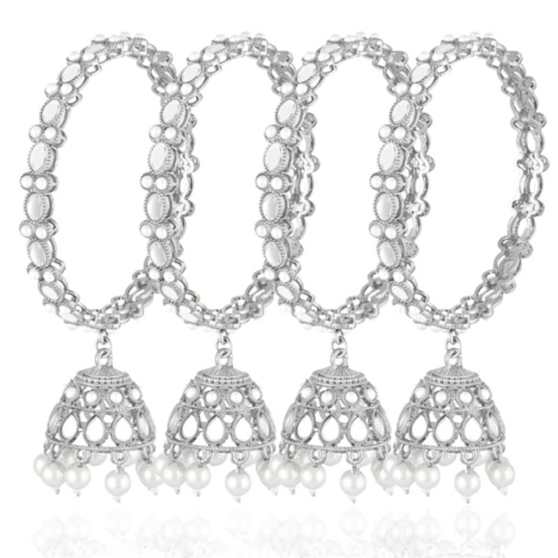 Latkan bangles ethnic jewelry for women (size - 2.6 inch, set of 4)