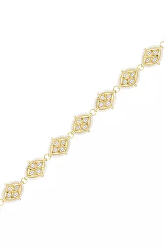 Kundan & beads studded white sheeshpatti mathapatti ethnic fashion hair jewellery for women design 1