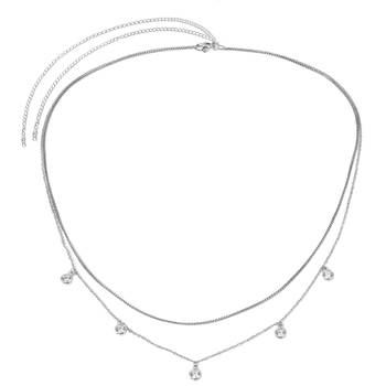 Stylish 2 layer belly chain kamarband crystals studded festive occasion jewelry for women 5