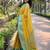 Yellow ethnic motifs woven design zari kanjeevaram saree