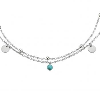 Stylish 2 layer belly chain kamarband beads studded festive occasion jewelry for women 5
