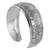 Elephant engraved cuff bracelet for women