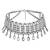 Crystal necklace tassel choker neck chain rhinestone fashion jewellery gift for women