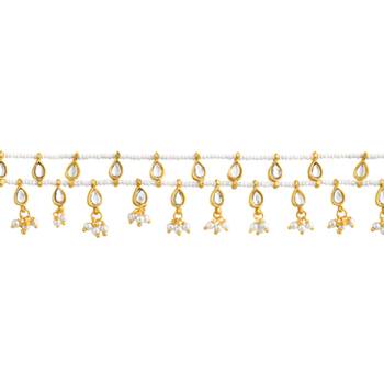 Kundan & beads studded ethnic belly chain kamar patta kamar bandh traditional jewellery gift for women 3