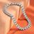 Stylish openable bracelet crystal studded festive casual jewelry for women