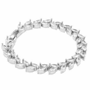 Stylish openable bracelet crystal studded festive casual jewelry for women 3