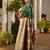 Green green woven designer saree with zari border