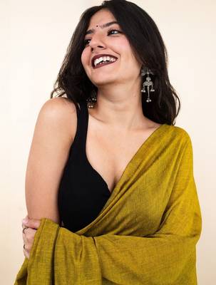 Multicolor woven design khadi saree 2