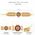 Rani pink green synthetic stone & beads studded openable bracelet ethnic jewellery gift for women