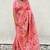 Pink woven design silk blend saree