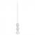 Cubic zirconia & mint crystal studded necklace earrings maangtikka