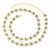 Gold plated kundan & beads studded ethnic kamarbandh belly chain jewellery for women
