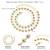 Gold plated kundan & beads studded ethnic kamarbandh belly chain jewellery for women