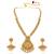 Women's indian traditional necklace earrings bharatanatyam jewelry set