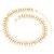 Rani pink faux ruby crystals & beads studded ethnic belly chain kamar patta kamar bandh jewelry for women