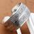 Silver plated cuff style bracelet floral engraved fashion jewellery gift for women
