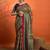 Beige woven design mukaish banarasi saree