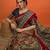 Beige woven design mukaish banarasi saree