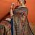 Navy blue woven design banarasi saree