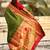 Olive woven design zari paithani saree with unstitched blouse piece