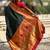 Green woven design zari silk blend handloom paithani saree