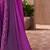 Magenta sequinned saree with unstitched blouse