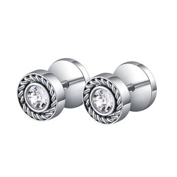 American diamond studded stud earings design jewelry for men 2