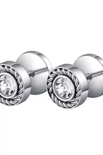American diamond studded stud earings design jewelry for men