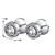 American diamond studded stud earings design jewelry for men