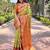Green woven design zari kanjeevaram saree