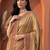 Gold embroidered art silk saree