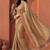 Gold embroidered art silk saree