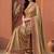 Gold embroidered art silk saree