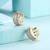 Fancy hoop earrings cz studded festive casual wear jewelry for women