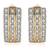 Fancy hoop earrings cz studded festive casual wear jewelry for women
