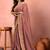 Rose ethnic motifs zari art silk heavy work saree