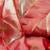 Red satin saree