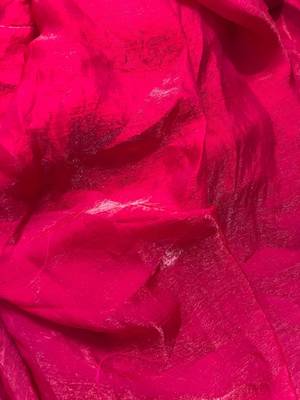 Magenta satin saree 5