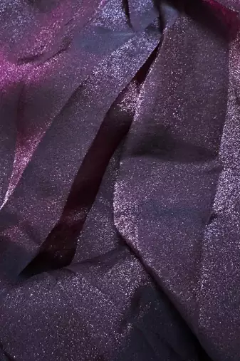 Purple irsia solid shimmer georgette silk party wear sarees
