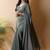 Olive silk blend saree