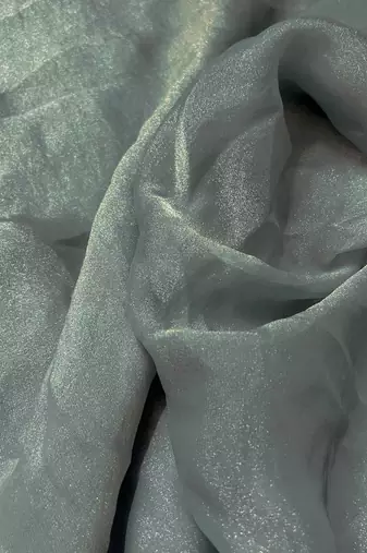 Olive silk blend saree