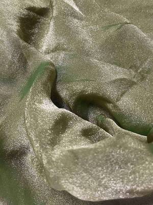 Olive poly georgette saree 5