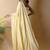 Yellow silk blend saree